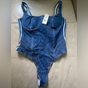 IVY PARK Denim Bodysuit